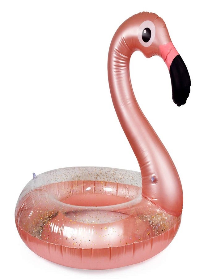 Bilvina Inflatable Flamingo Infant Swimming Float Ring | Pink | Pack of 1 - Image 1